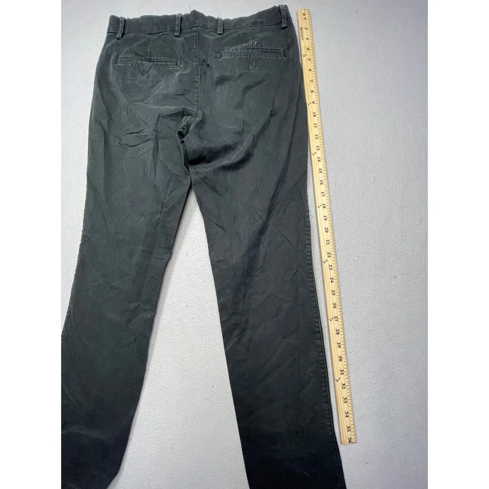 GAP Essential Khaki Slim Cotton Blend Black 32x32 Mens